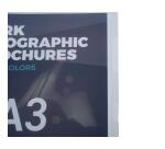 Sachet de 10 pochettes coin polypropylène rigide haute résistance 20/100e - A3 vertical - Cristal