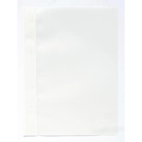 Carpeta de presentación con fástener Exacompta Cubierta Polipropileno12/100º capacidad 30 hojas blanco