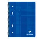 Cahier reliure intégrale A5+ 160 pages détachables perforé 6 trous uni Couleur aléatoire - Assortis