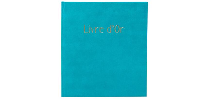 Livre d'or 140 pages tranche or Skandi