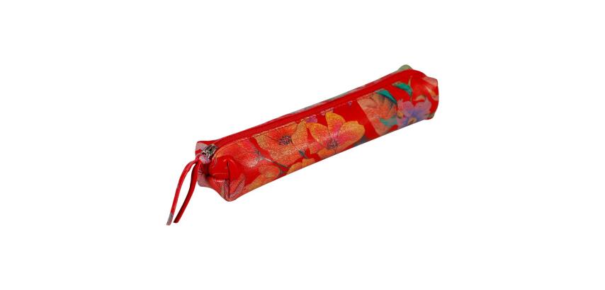 Trousse Clairefontaine Céleste en cuir