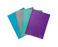 Portalistino Teksto copertina in cartoncino flessibile, 20 buste liscio - A4 - Colori assortiti
