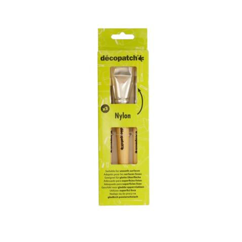 Pack de 3 pinceaux nylon - Beige