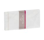 20 enveloppes DL (110x220mm) Toile Impériale doublées gommées - Blanc