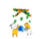 Boîte créative, Pompons, Animaux de la savane - Multicolore