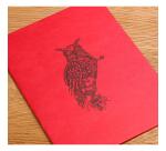 Flying Spirit carnet cousu 50F 15,5x15,5cm 90g - Rouge