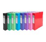 Carpetas de proyecto con gomas Iderama® 7/10e - 600 g/m2 - Lomo: 60 mm - Formato de documento: A4 máximo 24x32cm - Tamaño: 25x33cm - Colores surtidos