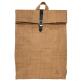 Backbag washable paper Eterneco - Brown geometrical design