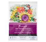 Sachet 12 feuilles Zeta 270g - 27,9x35,5cm - Blanc