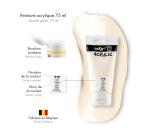 Darwi For You tube de peinture acrylique 75 ml - Ivoire