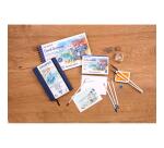 Carnet rembordé rigide Aquapad A6 24F 300g