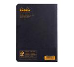Cahier piqué Rhodia Classic 14,8x21 cm 96 pages dot non détachables 80g - Noir