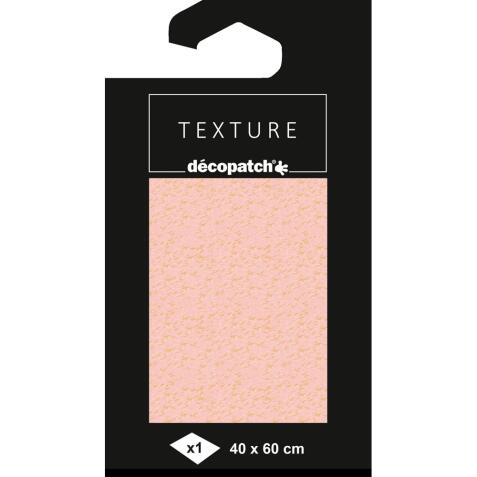 Papier Texture Décopatch n°803 -1 feuille 40x60cm - Rose