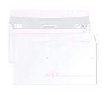 Paquet de 50 Enveloppes Blanches DL-110x220 mm - Précasées - Auto-Adhésives - 80g/m2 - Blanc