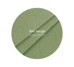 Paquet de 25 cartes simples Pollen 82x128 210g/m2 - Vert sauge