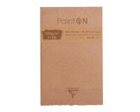 Paint'ON assorti bloc collé bords frangés 13,9x21,5cm 50F 250g - Assortiment