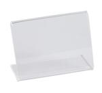 Lot de 10 porte-étiquettes A9 horizontal - Cristal