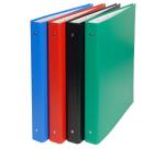 Classeur 4 anneaux cartonné Exacompta A4 maxi - Dos 4 cm couleurs assorties