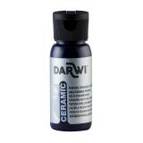 DARWI Flacon de 50 ml de Peinture sur Céramique à Froid - Bleu foncé