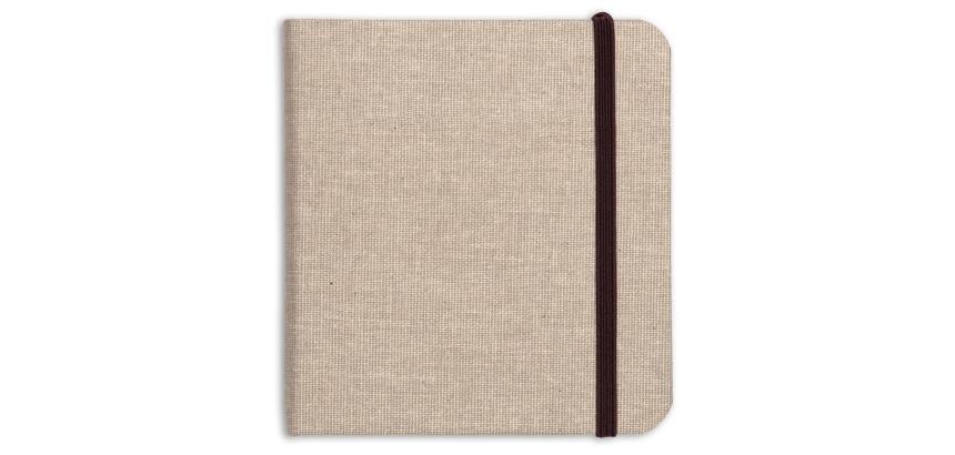 Goldline Voyage carnet toilé 32F 15x15cm 180g - Naturel