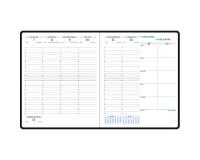 Recharge de Agenda de bureau Horizons 22 18,5 x 22,5 cm Semainier Janvier à Décembre 2026