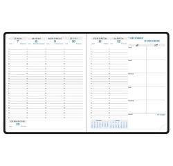 Recharge de Agenda de bureau Horizons 22 18,5 x 22,5 cm Semainier Janvier à Décembre 2026