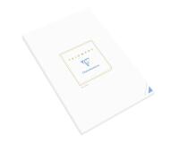 Bloc de Correspondance Triomphe 50 Feuilles Unies Blanches A4-21x29,7 cm - 90g/m2 - Blanc