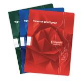 Cahier Travaux Pratiques piqué 7000 A4 144 pages grands carreaux 70 g + uni 90 g - Assortis
