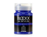 Peinture acrylique fine pot 500ml - Bleu blockx