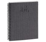 Agenda de bureau Horizons 20S Visuel Spiralé Carte Napura 15x21 cm Semainier Janvier à décembre 2026 - Couleurs assorties