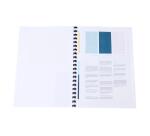 Boite 100 reliures spirales plastique 8mm - Noir