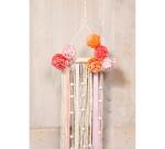 KIT CRÉPON, Décoration macramé 20,5x1,5x30cm - Assortiment