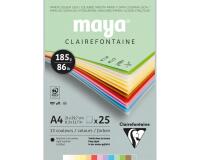 Maya bloc collé 25F A4 185g