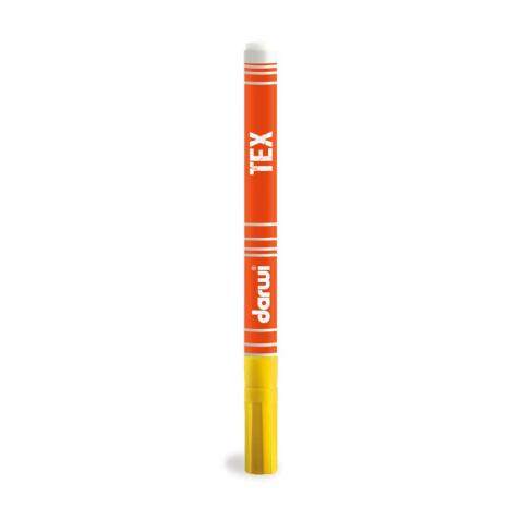 DARWI Marqueur Peinture Textile Pointe Conique Fine 1mm - Jaune or