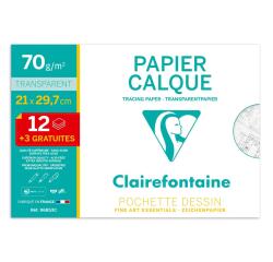 Papier Calque pochette 12+3F A4 70g