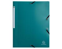 Sammelmappe A4, Gummizugverschluss, 3 Klappen, Recycling-PP, Kollektion Opak