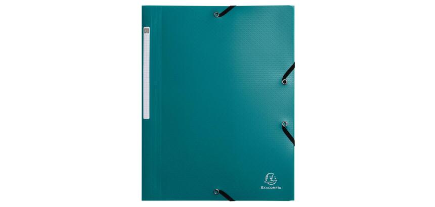 Exacompta Opak Recycled Elasticated 3 Flap Folder A4
