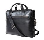Sacoche ordinateur Exactive Cuir noir - Noir