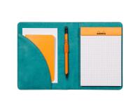 Rhodiarama livret porte-bloc N°13 pour bloc ou carnet format A6 - Paon