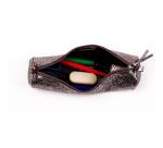 CÉLESTE CUIR Trousse ronde Ø5,5x22 cm Lazer Alba