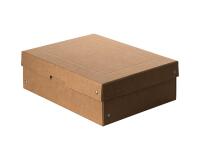 Caja de almacenamiento PureBox Naturaleza de Exacompta A4 24 x 32 x 10 cm de alto - Marrón