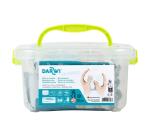 DARWI Pack Scolaire de 7 pains de pâte à modeler auto-durcissante 500g CLASSIC - Blanc