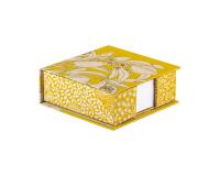 Jardin des Sens, Bloc cube 11x11x4cm contenant 300 feuillets unis 9,8x9 ,8 cm