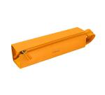 Trousse Rhodiarama plumier simili cuir 23 x 5 cm - Orange