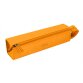 Rhodiarama trousse plumier simili cuir italien 23x5x5 cm - Orange