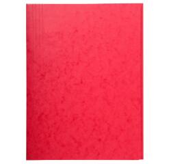 3 Flap Folder without Elastic Straps 400gsm Hard glazed mottled premium pressboard A4