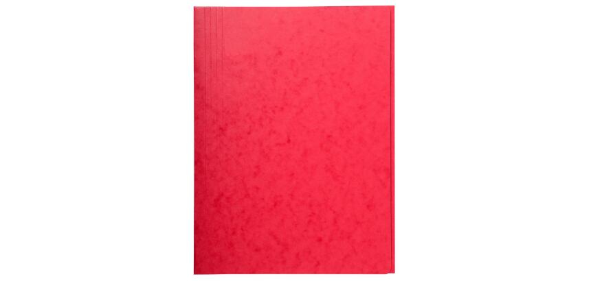 3 Flap Folder without Elastic Straps 400gsm Hard glazed mottled premium pressboard A4