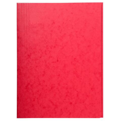 Carpeta Exacompta sin gomas con 3 solapas cartulina lustrada 400grs Nature Future - A4 - Rojo