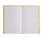 Carnet Iderama 170x110, 192 pages lignées - Jaune