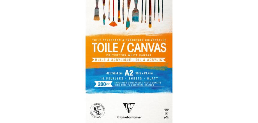 Toile à peindre Cosmos bloc collé 10F A2 200g